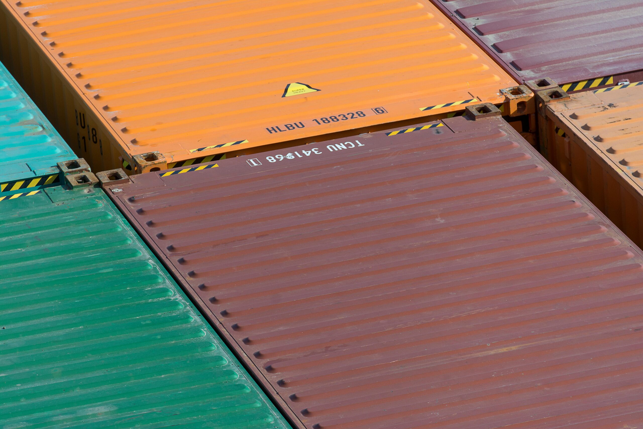 Colorful Rooftops of Containers